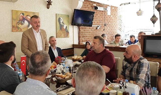 Başkan Büyükakın, Gebze'de esnafla bir araya geldi!