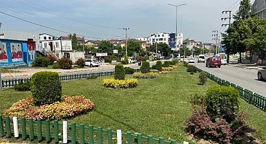 Darıca'nın dört bir yanı çiçeklerle süsleniyor
