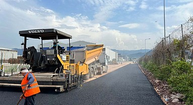 Ford Otosan fabrikası ile serbest bölge arasında yeni yan yol yapıldı