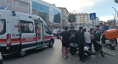 Gebze'de hafif ticari araç ile motosiklet çarpıştı: 1 yaralı!