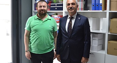 GTO Başkanı Arslantaş, Yenigün Gazetesi'ni ziyaret etti!