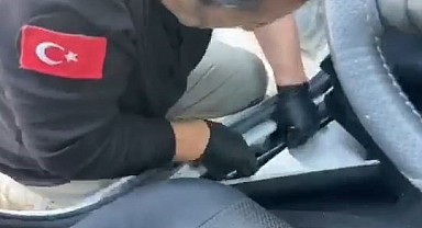 Kandıra'da durdurulan otomobilde uyuşturucu ele geçirildi!