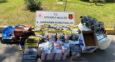 Kocaeli’de kaçakçılara operasyon: Bandrolsüz makaronlar ele geçirildi!