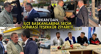 İYİ Partili Türkkan, ilçe başkanlarıyla buluştu