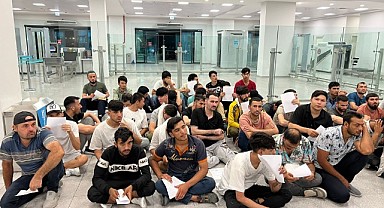 46 düzensiz göçmen ülkelerine gönderildi