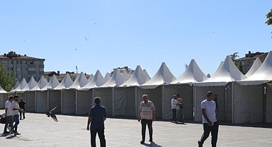 Alışveriş Festivali için Gebze'de çadırlar kuruluyor!