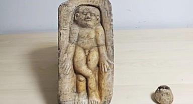 Arama yapılan evden tarihi eser çıktı!