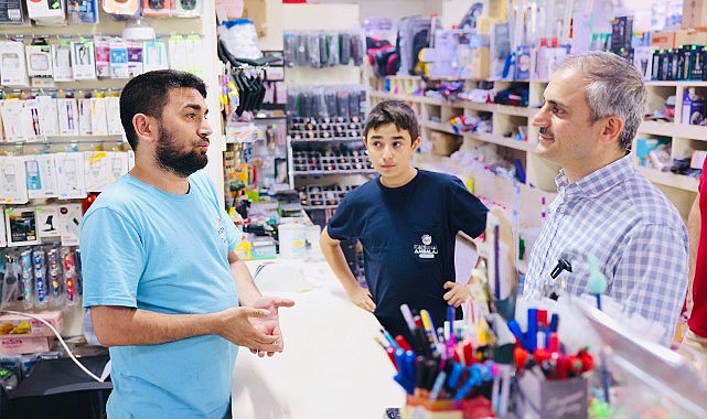 Çiftçi, Çayırovalı esnaflarla buluştu!