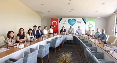 Çiftçi, Japon heyetle afetlere karşı dayanıklılığı konuştu!