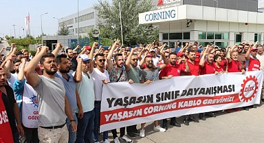 Corning ve Colgate işçilerinden omuz omuza eylem!
