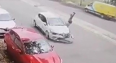 Darıca’daki feci kaza anı kamerada!