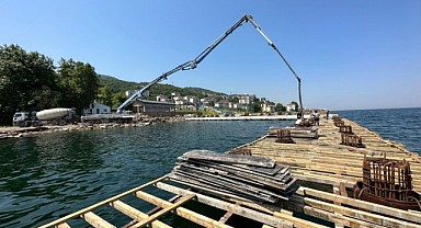Değirmendere çekek yerinde hummalı çalışma