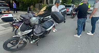 Gebze'de motosiklet kazası: 2 yaralı!