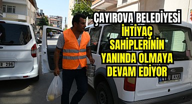 İhtiyaç sahiplerine sıcak yemek dağıtımı sürüyor