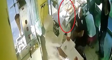 İş yerine yapılan saldırının görüntüleri ortaya çıktı!