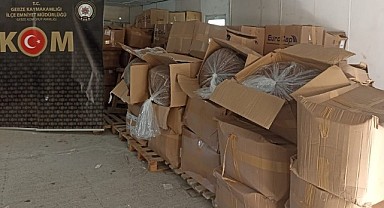 Kargo firmasında 2.5 ton kaçak tütün ele geçirildi