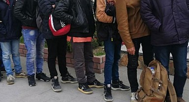Kocaeli'de 9 düzensiz göçmen yakalandı