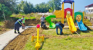 Köylerde parklar yenileniyor!