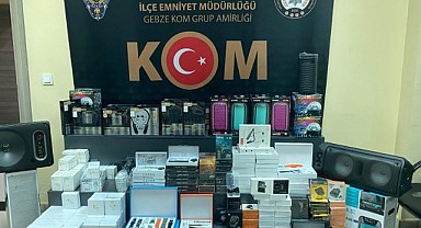 Polis ekiplerinden Gebze’de kaçakçılara operasyon!
