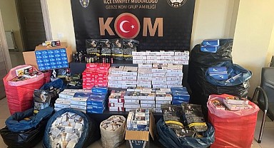 Polisten Gebze ve Darıca’da kaçakçılara operasyon!