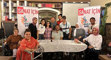 Şair Kılıçarslan özel gereksinimli okurlarıyla buluştu