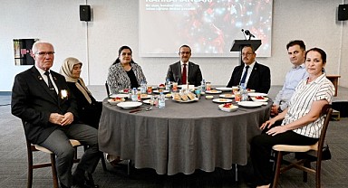 Vali Yavuz şehit aileleri ve gazilerle yemekte