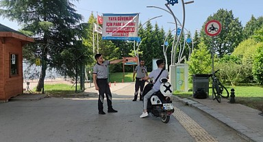 Yayaya özel alanlarda motosiklet kullanımına geçit yok!
