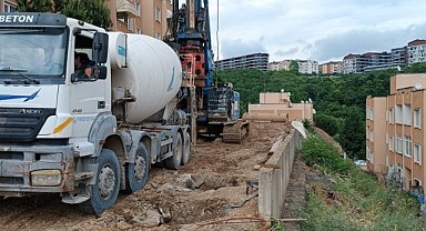Yuvam Akarca’da 86 adet fore kazık çakıldı