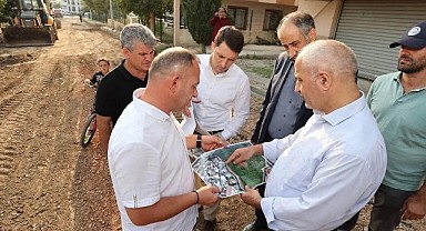 Başkan Büyükgöz asfalt çalışmalarını denetledi!