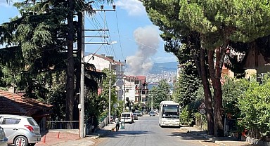 Derince'de patlama meydana geldi!