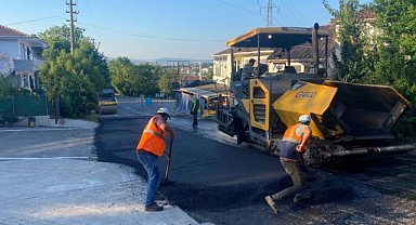 Kahramanlar Caddesi asfaltlandı!