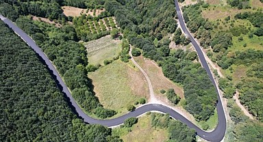 Karamürsel Senaiye-İznik yolu asfaltlandı!