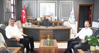 Kaymakam Yamlı’ya teşekkür ve veda ziyareti