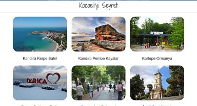 Kocaeli’nin turistik mekanları cepte!