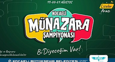 Münazara Şampiyonası başlıyor!