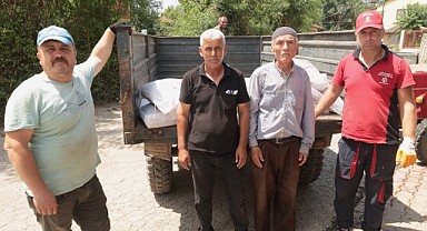 Selden tarlaları zarar gören çiftçilere destek!