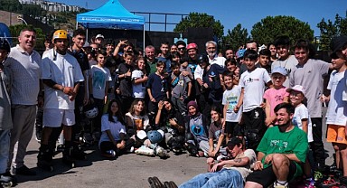 Skate Park’ta adrenalin tavan yaptı!