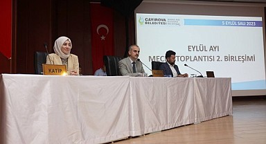 Çayırova’da Eylül ayı meclisi tamamlandı