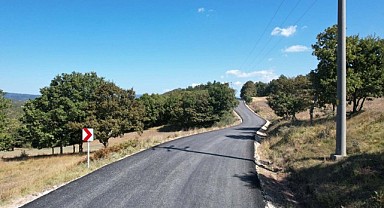 Karamürsel Tahtalı-Kadriye yolu asfaltlandı
