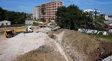 Kartepe Kule Deresi’nde menfez çalışmaları başladı