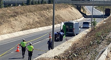 Motosiklet sürücüsü kazada hayatını kaybetti!