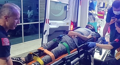 Ters yönde giden araçla çarpışan motosikletli yaralandı!