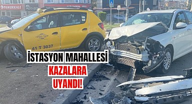 Aynı yerde bir saat arayla ikinci kaza şoku!