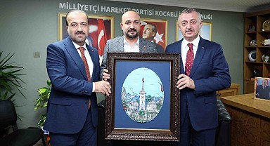 Büyükakın ve Talus’tan MHP’li Demirbaş’a ziyaret!