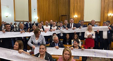 CHP’nin grup toplantısına Gebzeli emekliler damga vurdu!