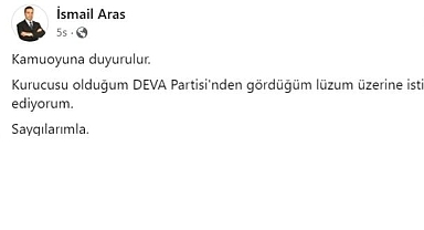 Deva Gebze'de şok istifa! Aras yollarını ayırdı