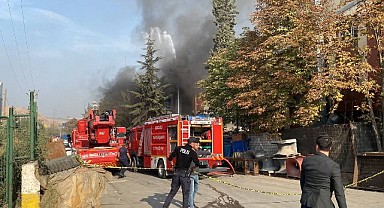 Hasköy Sanayi Sitesi'nde yangın! Yaralılar var