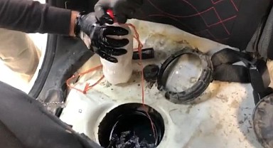 İpin ucundan kilolarca uyuşturucu çıktı!