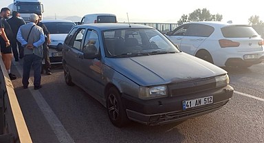 Kartepe’de kaza! Önündeki araca çarptı