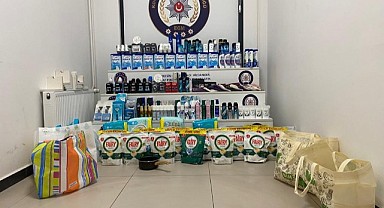 Markette 100 bin TL değerinde mal çaldılar!